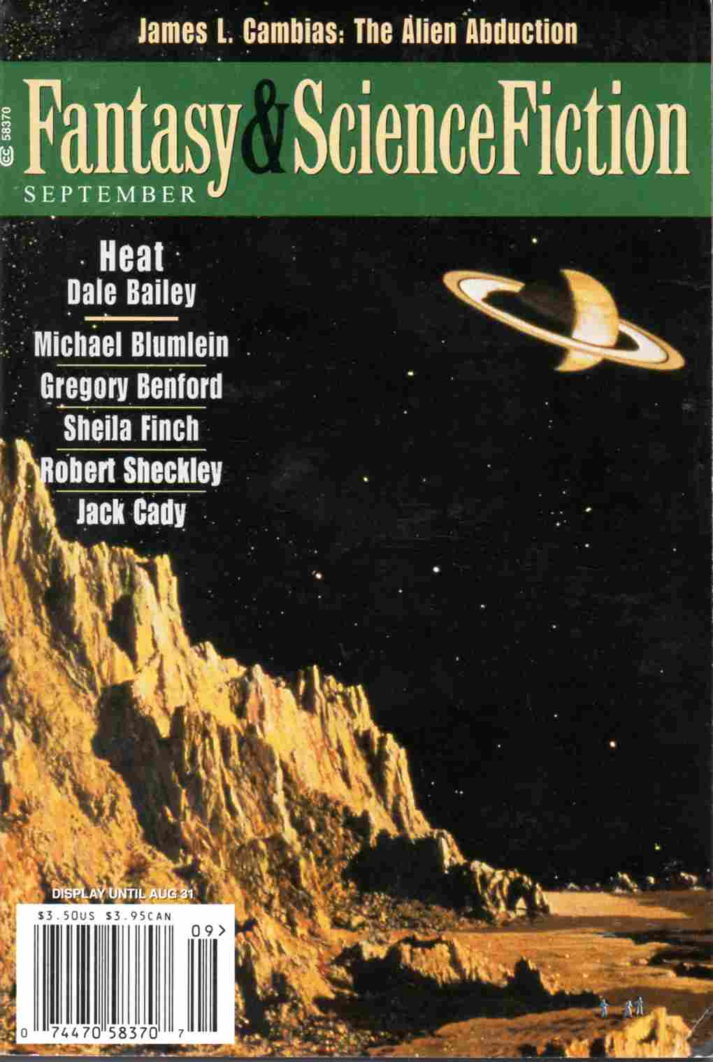 All Covers for The Magazine of Fantasy & Science Fiction 2000