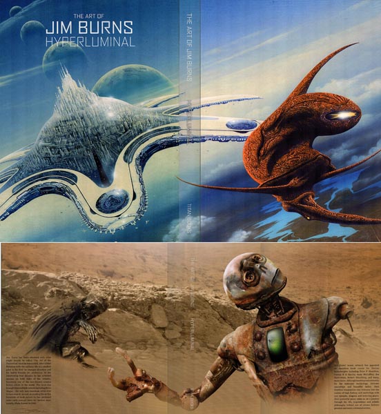 Publication The Art of Jim Burns Hyperluminal