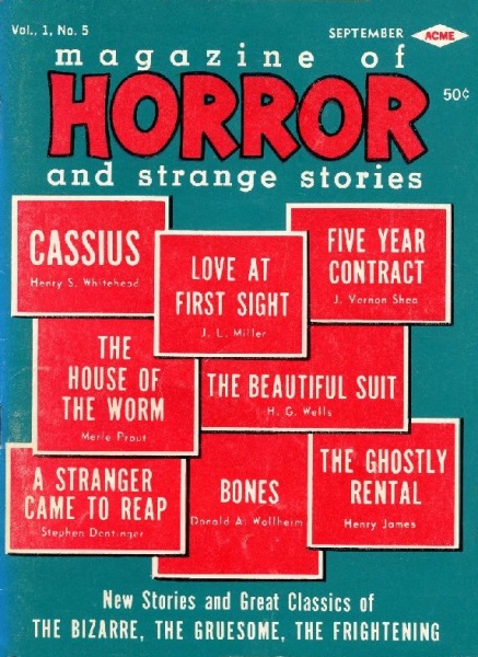 Magazine of Horror and Strange Stories, September 1964