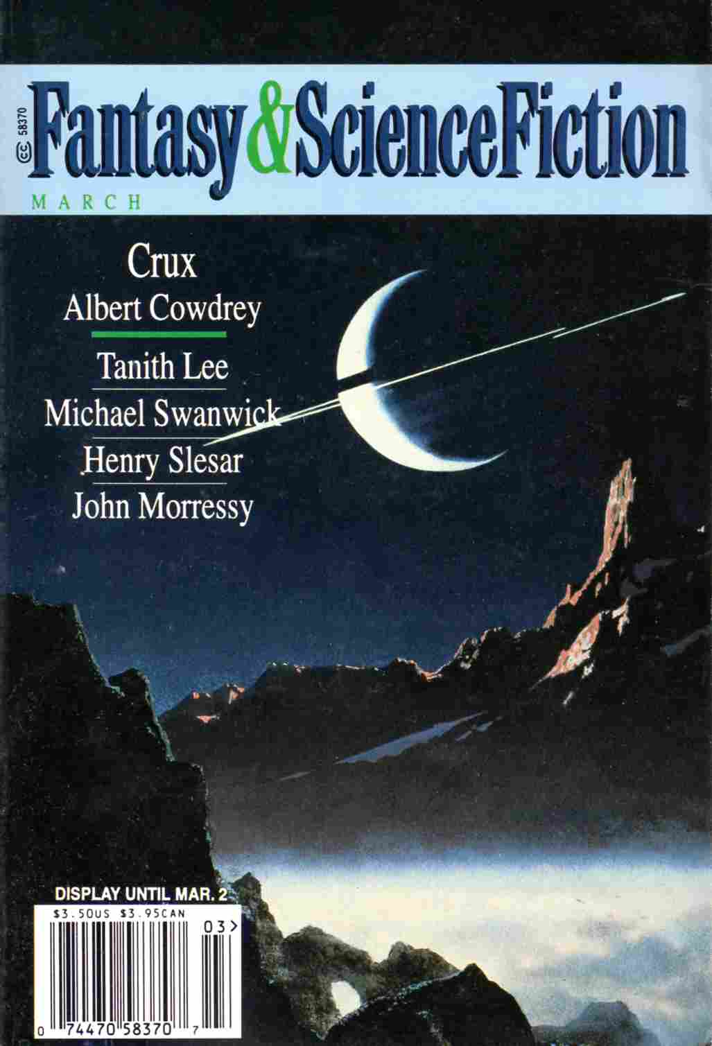 All Covers for The Magazine of Fantasy & Science Fiction 2000