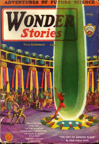 珍品 1931 PULP MAGAZINE: 'WONDER STORIES' 珍品 1931 PULP MAGAZINE: 'WONDER STORIES' Wonder Stories December